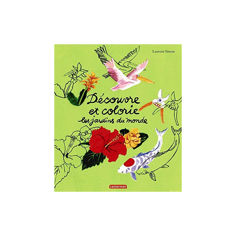 Découvre et colorie les jardin du monde