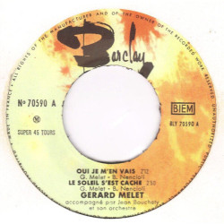 Oui Je M'en Vais (Bleu Bleu)