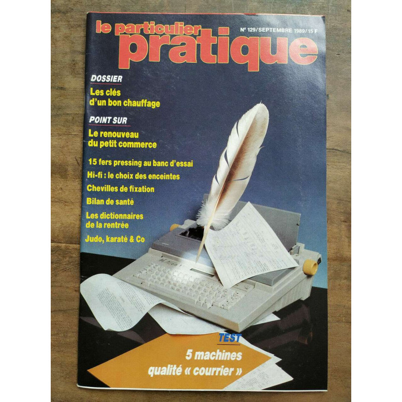 Le Particulier Pratique n129 Septembre 1989