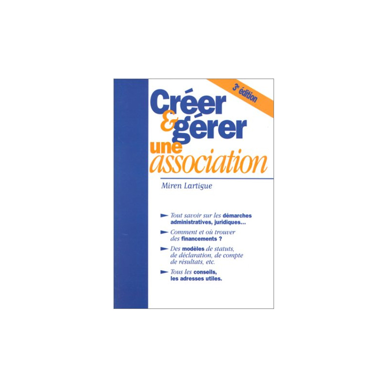Créer et gérer une association