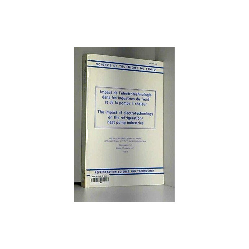 Impact de l'electrotechnologie dans les industries du froid et de...