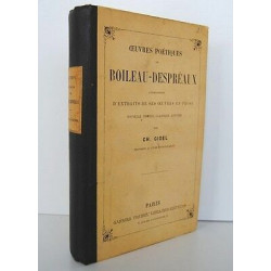 OEUVRES POETIQUES DE boileau despreaux par ch Gidel