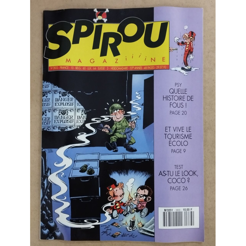 Revue Le Journal de Spirou N° 2833