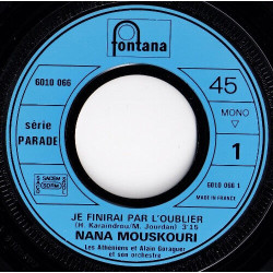 Je Finirai Par L'oublier / Milisse Mou