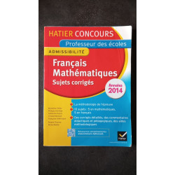 Hatier Concours professeur des écoles admissibilité -...