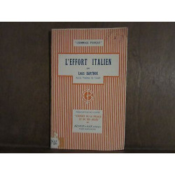 LOUIS barthou L'EFFORT ITALIEN