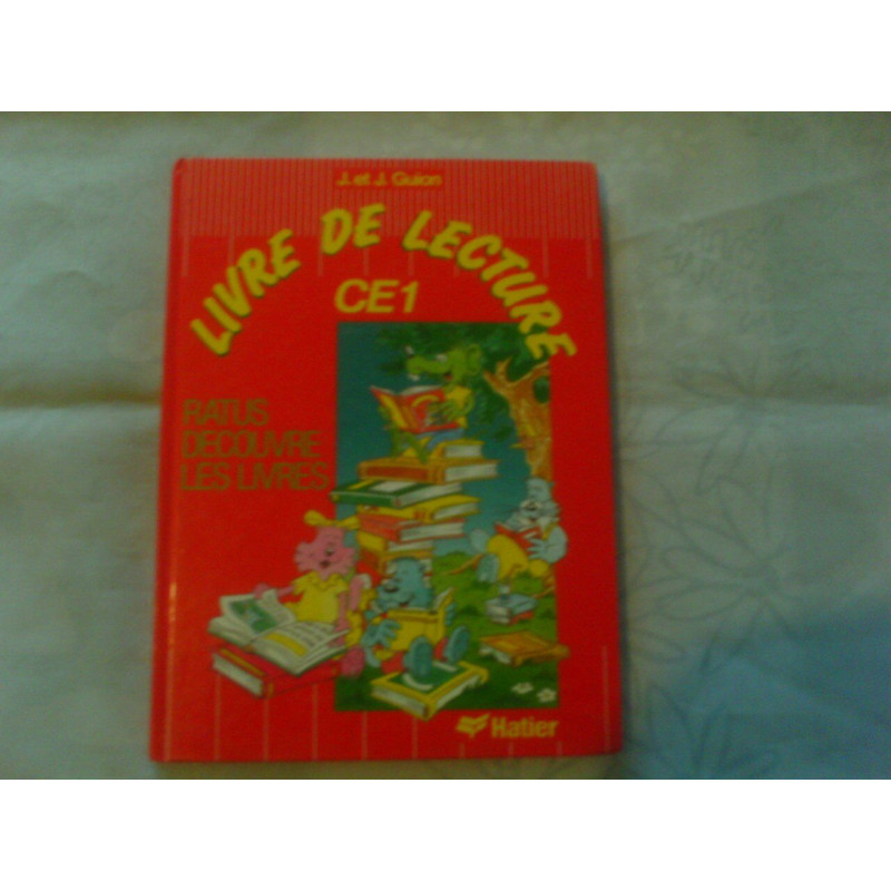 Ratus découvre les livres CE1 manuel elementaire 052397
