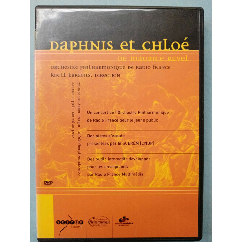 Daphnis et Chloé - orchestre philharmonique DVD simple
