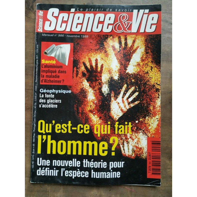 Science Vie Nº 986 Novembre 1999