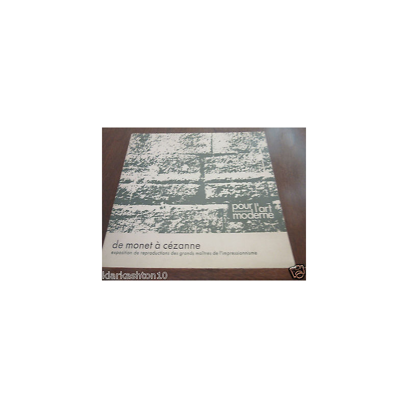 à cézanneexposition De reproductions des grands maîtres impressionnist
