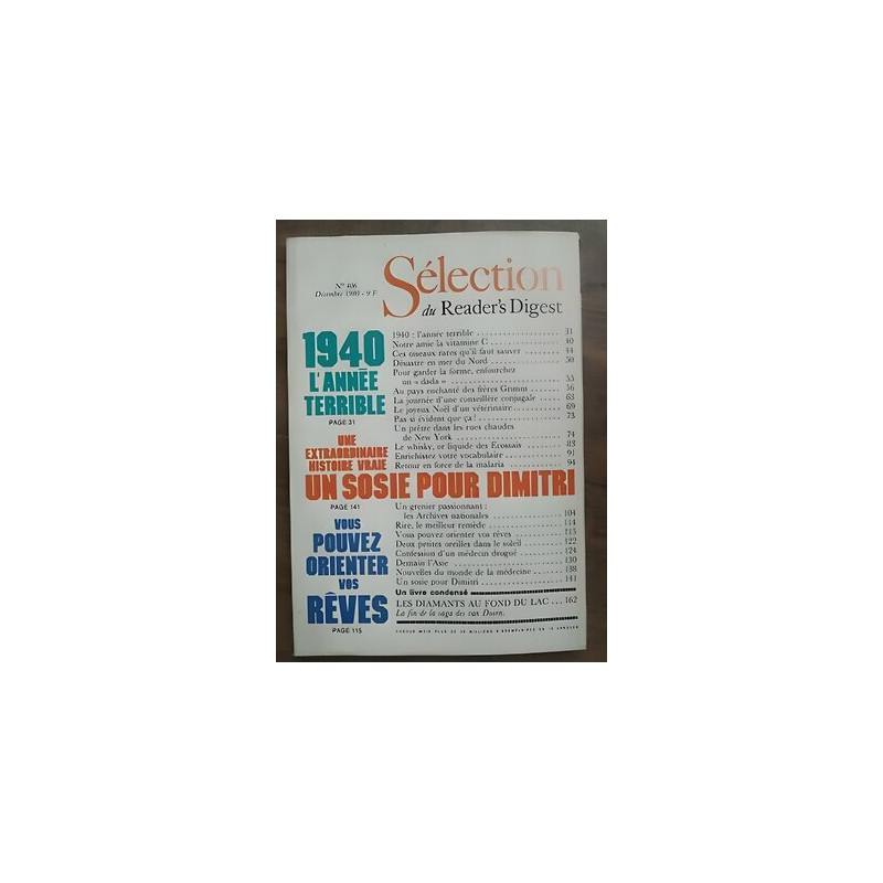 Nº 406 Décembre 1980