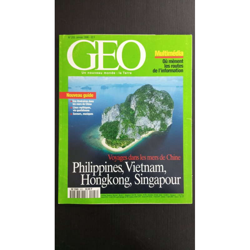 Revue Géo Magazine N° 203