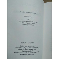 Claire Ubac L'histoire impossible Maximax l'école des loisirs