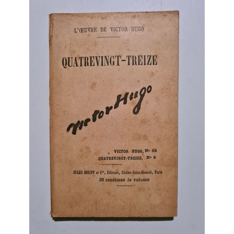 Quatrevingt-Treize nº 15