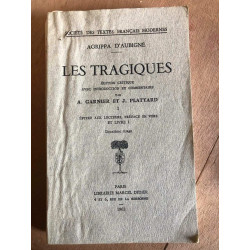 Agrippa d'Aubigné. Les Tragiques. Édition critique avec...