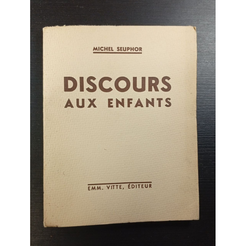 Discours aux enfants