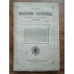 Biographie Universelle - Ancienne et Moderne Tome 19 Delagrave et Cie