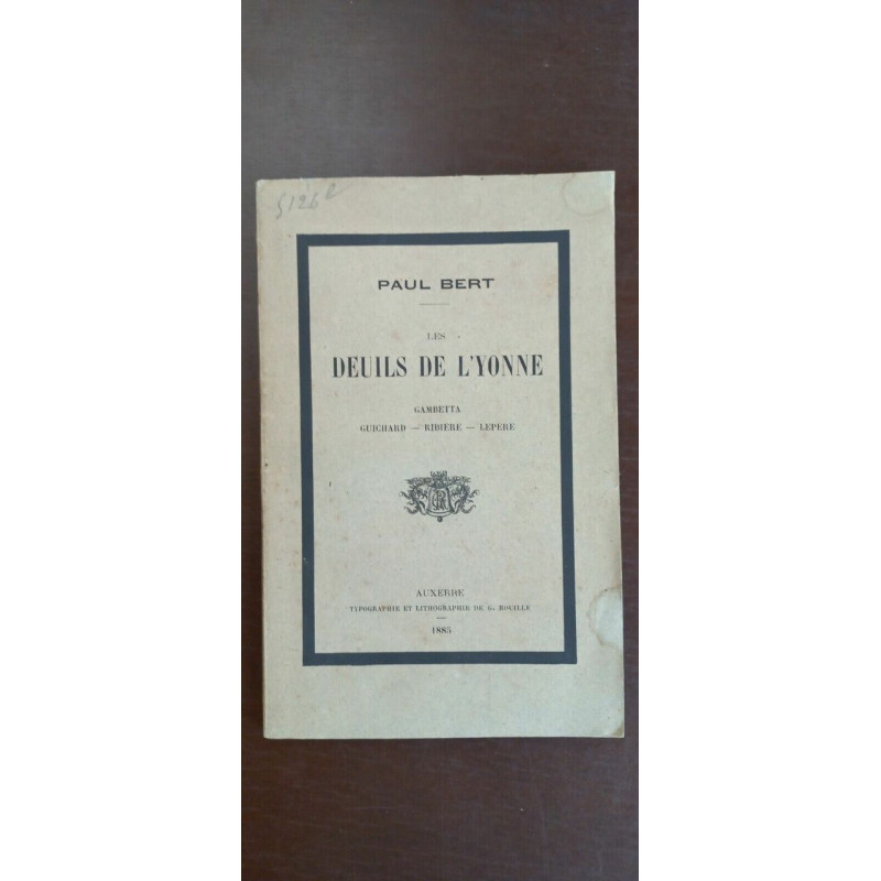 Deuils de l'yonne Gambetta auxerre