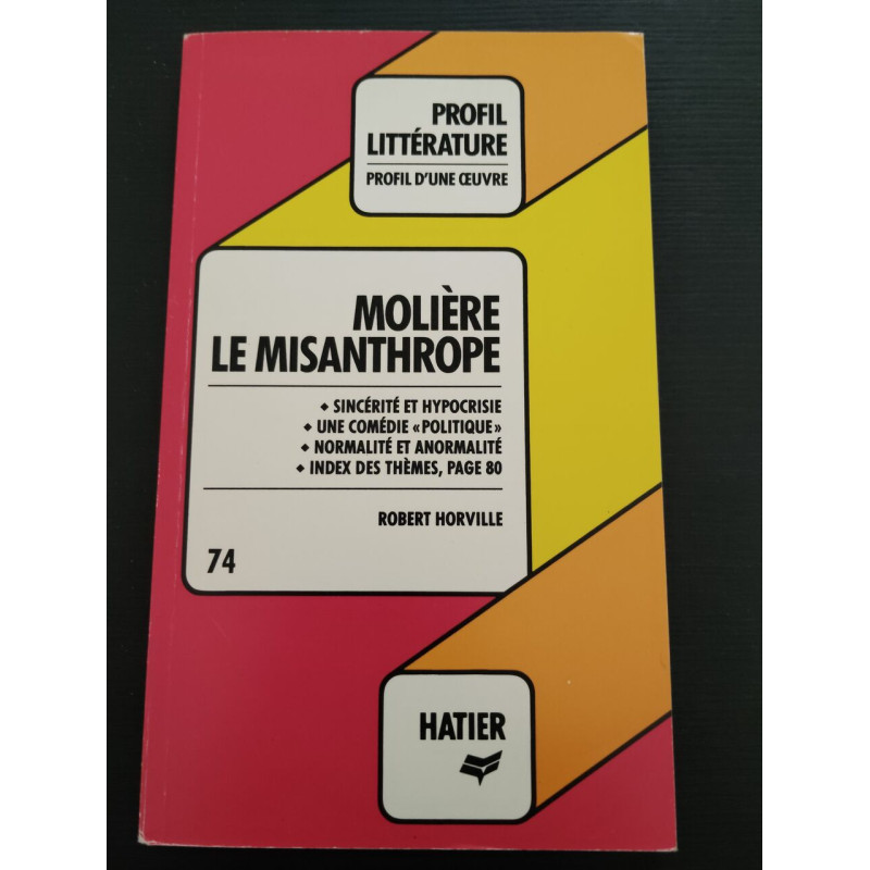 Le misanthrope / Molière (Hat.V.Abandon)