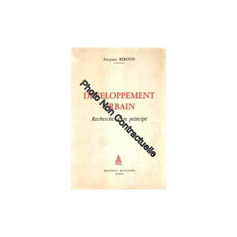 Developpement urbain: recherche d'un principé