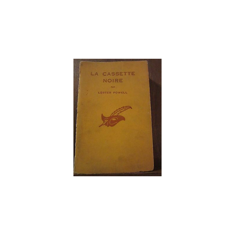 Lester Powell la cassette noire Le Masque N495 Champs-Elysées