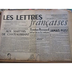 Les Lettres Françaises n26 Octobre 1944 paulhan peynet effel t bernard