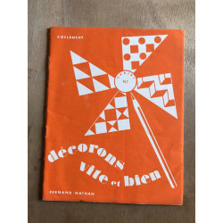 Décorons vite et bien