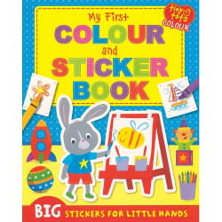 My First Colour and Sticker Book (Tiny Tots Big Sticker Colour)