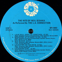 The Hits Of Neil Sedaka As Performed By The L.A. Connection