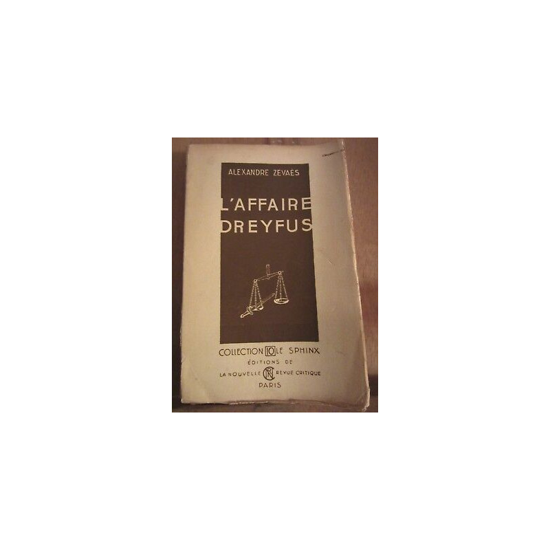 L'affaire dreyfus Collection le sphynx n10