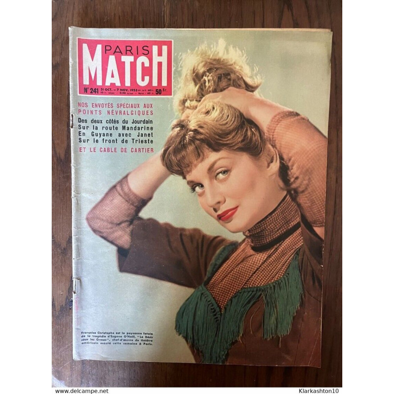 Paris Match n241 Françoise christophe Novembre 1953