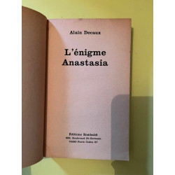 L'énigme anastasia