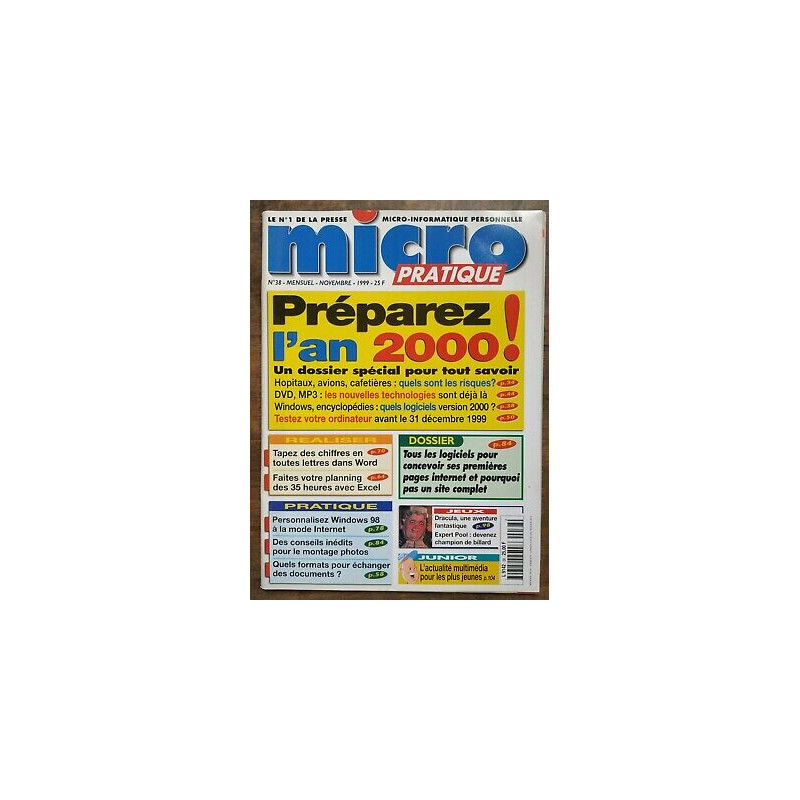 Micro Pratique Nº 38 Novembre 1999