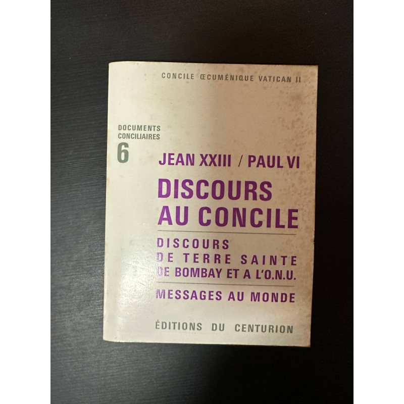 Jean XXIII / Paul VI - discours au concile discours de terre...