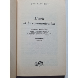 L'écrit et la communication