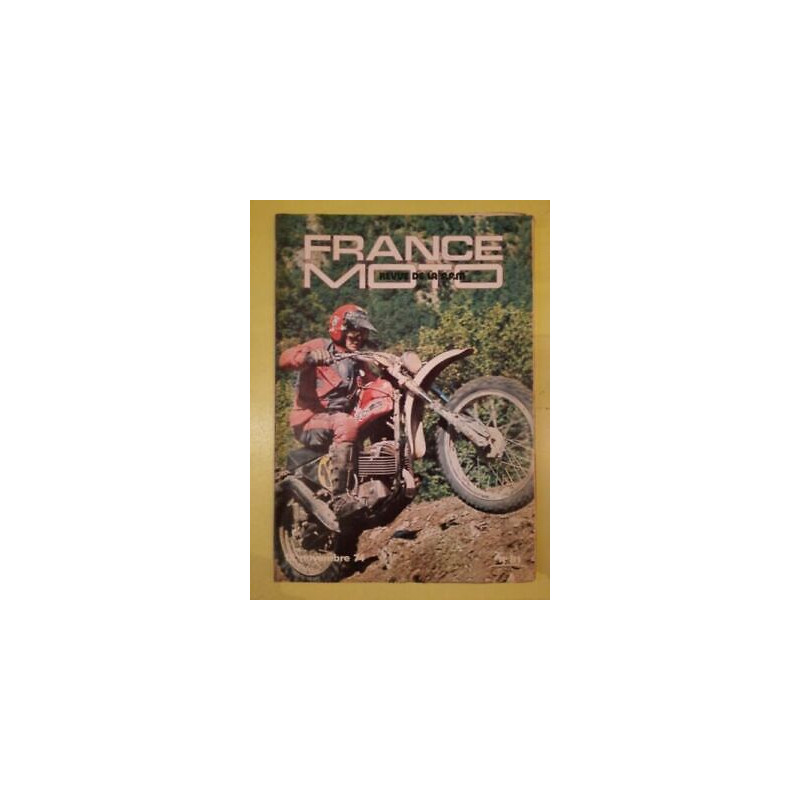 France Moto Revue de La f f m Nº81 Novembre 1974