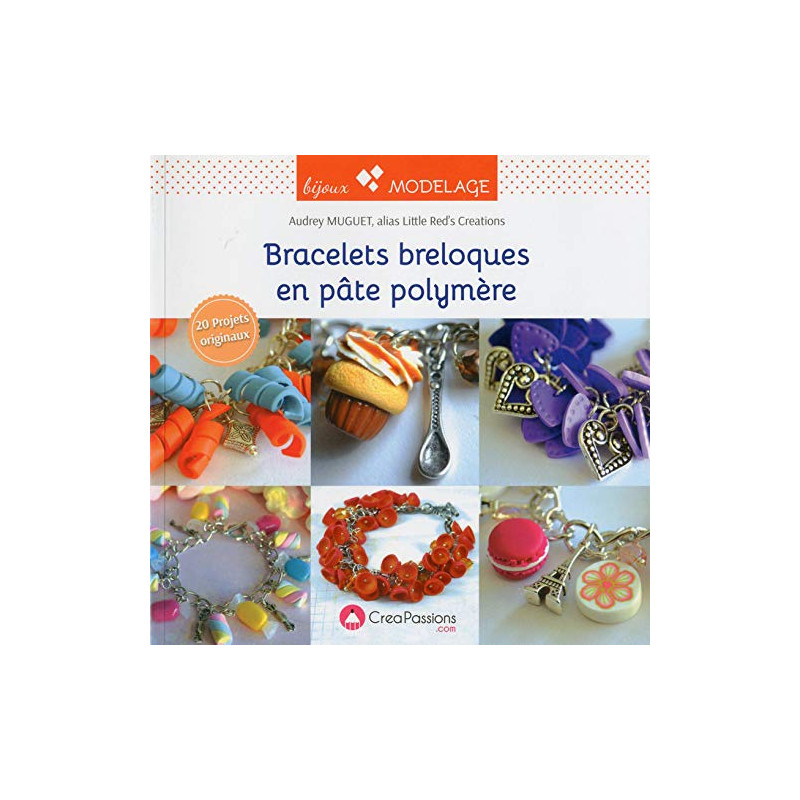 Bracelets breloques en pâte polymère