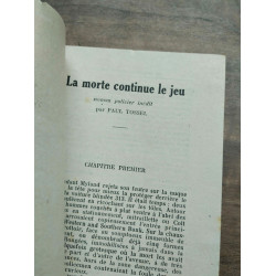 Mon Roman policier La morte continue le jeu -