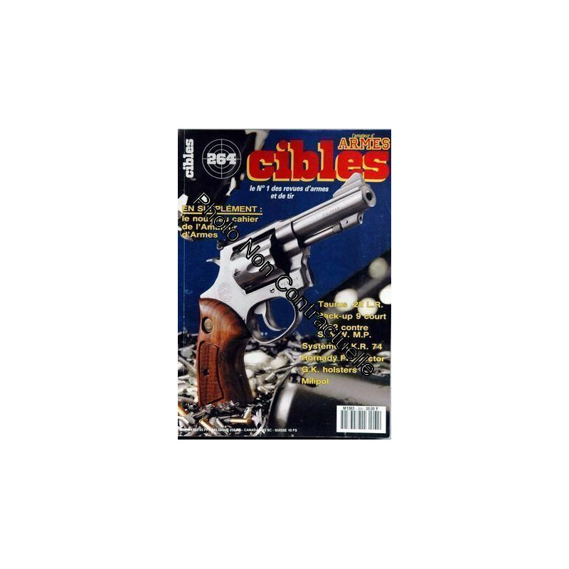 Amateur D'armes Cibles (L') N° 264 Du 01/03/1992 - Taurus 22lr -...