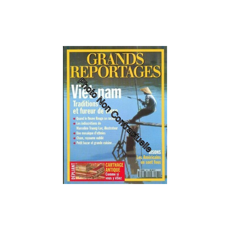 GRANDS REPORTAGES N° 161 du 01-06-1995 Viet-Nam traditions et...