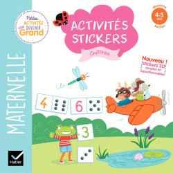 Activités stickers - Chiffres Moyenne section: Maternelle Moyenne...