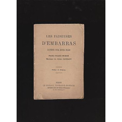 Les Faiseuses d'embarras saynette pour jeunes filles BURION Amédée...
