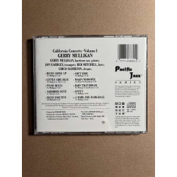 California Concerts Volume 1 CD