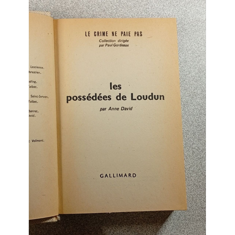 Les possédées de Loudun Les Sorcières de salem