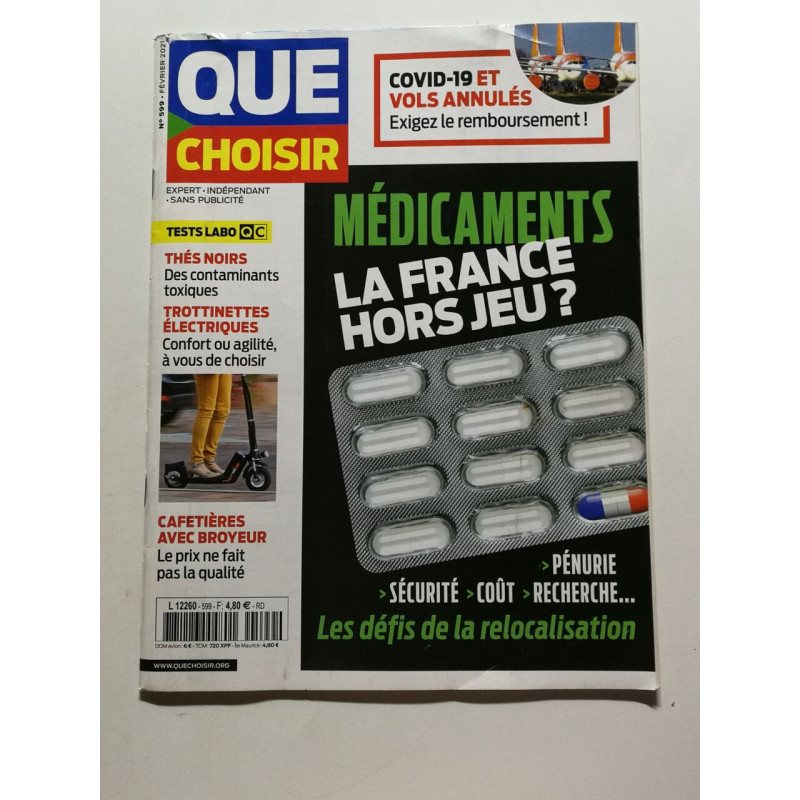 Que choisir nº 599