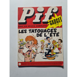 Pif Gadget n° 230 : Les tatouages de l'été