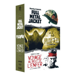 Full metal jacket + platoon + voyage au bout de l'enfer - Neuf...