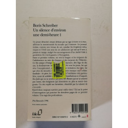 Un silence d'environ une demi-heure I