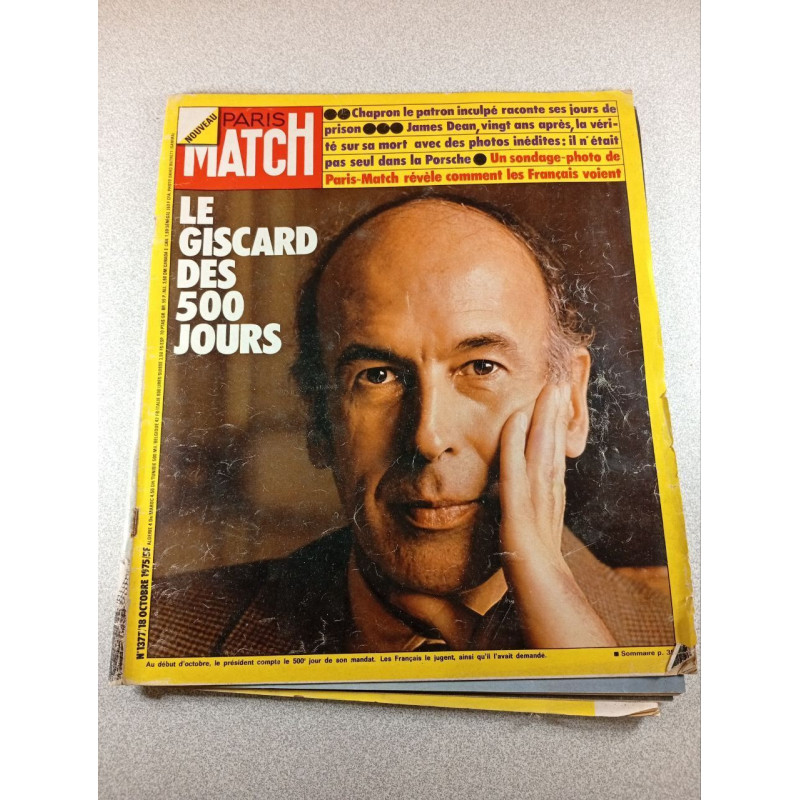 Paris Match n°1377 Le Giscard des 500 jours