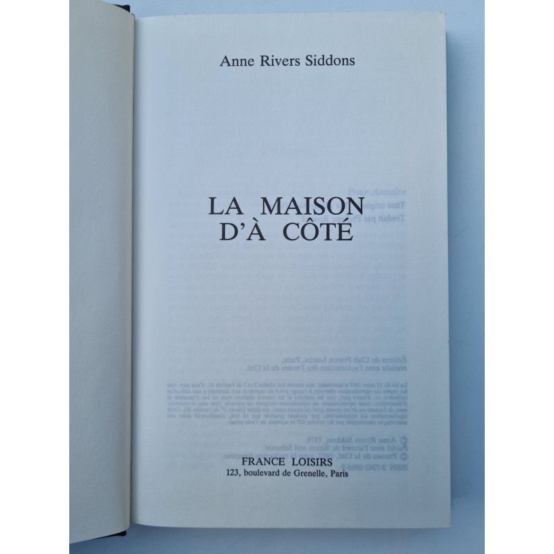 La maison d'à côté